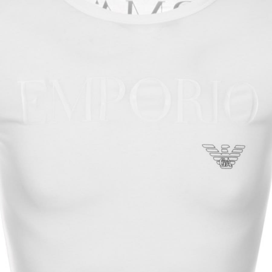 Alternative Image for ProductEmporio Armani Crew Neck Lounge T Shirt White3